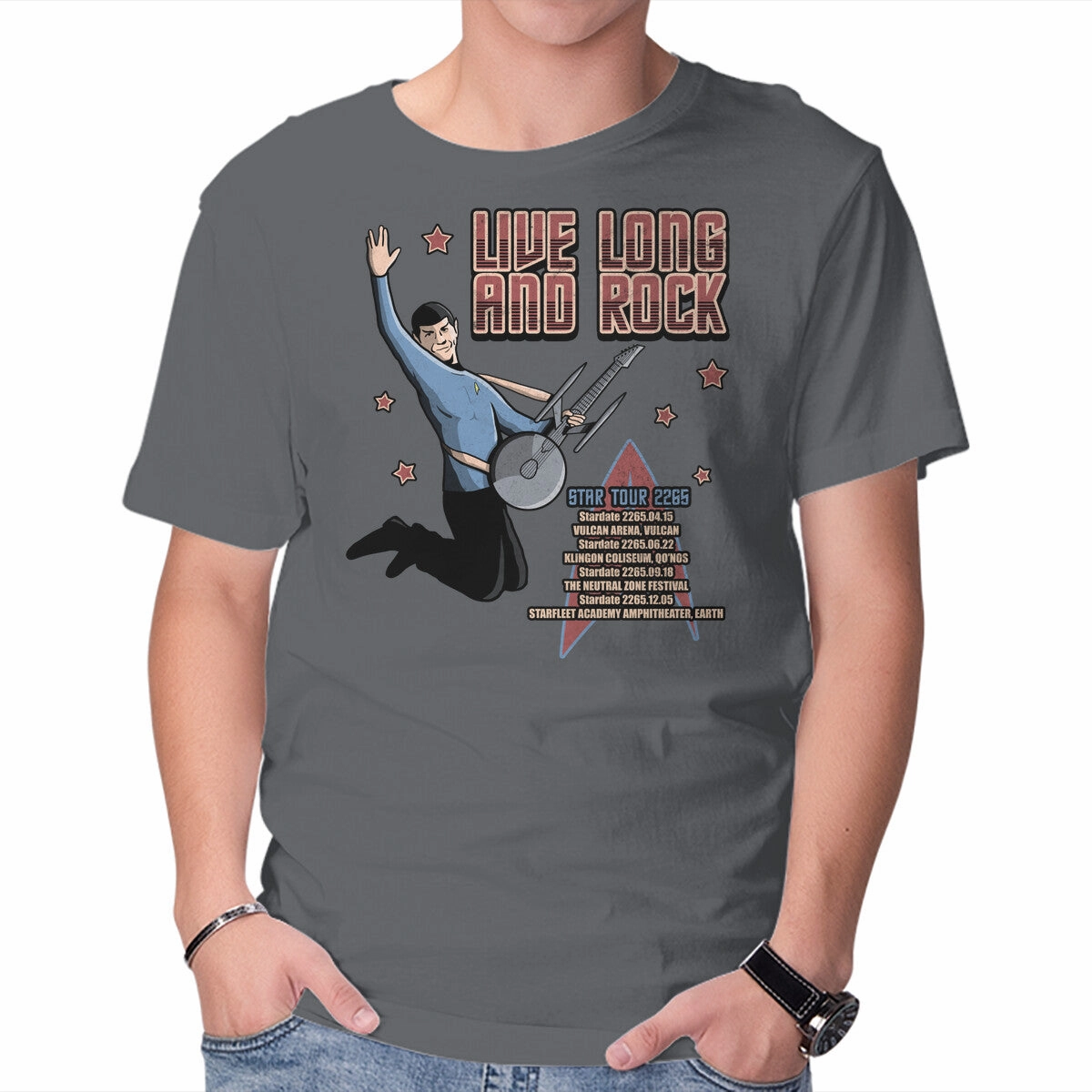 Chic Comfort Wear Fresh Vibes Live Long And Rock