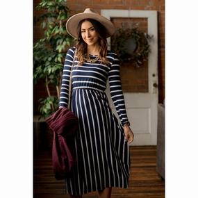 Sweetheart-Neck Skin Touch So Soft Midi Dress