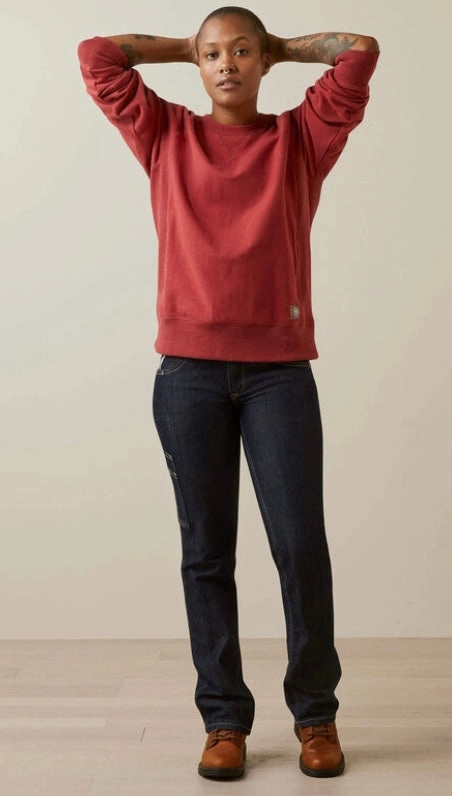 Rebar Workman Washed Fleece Sweatshirt full zip