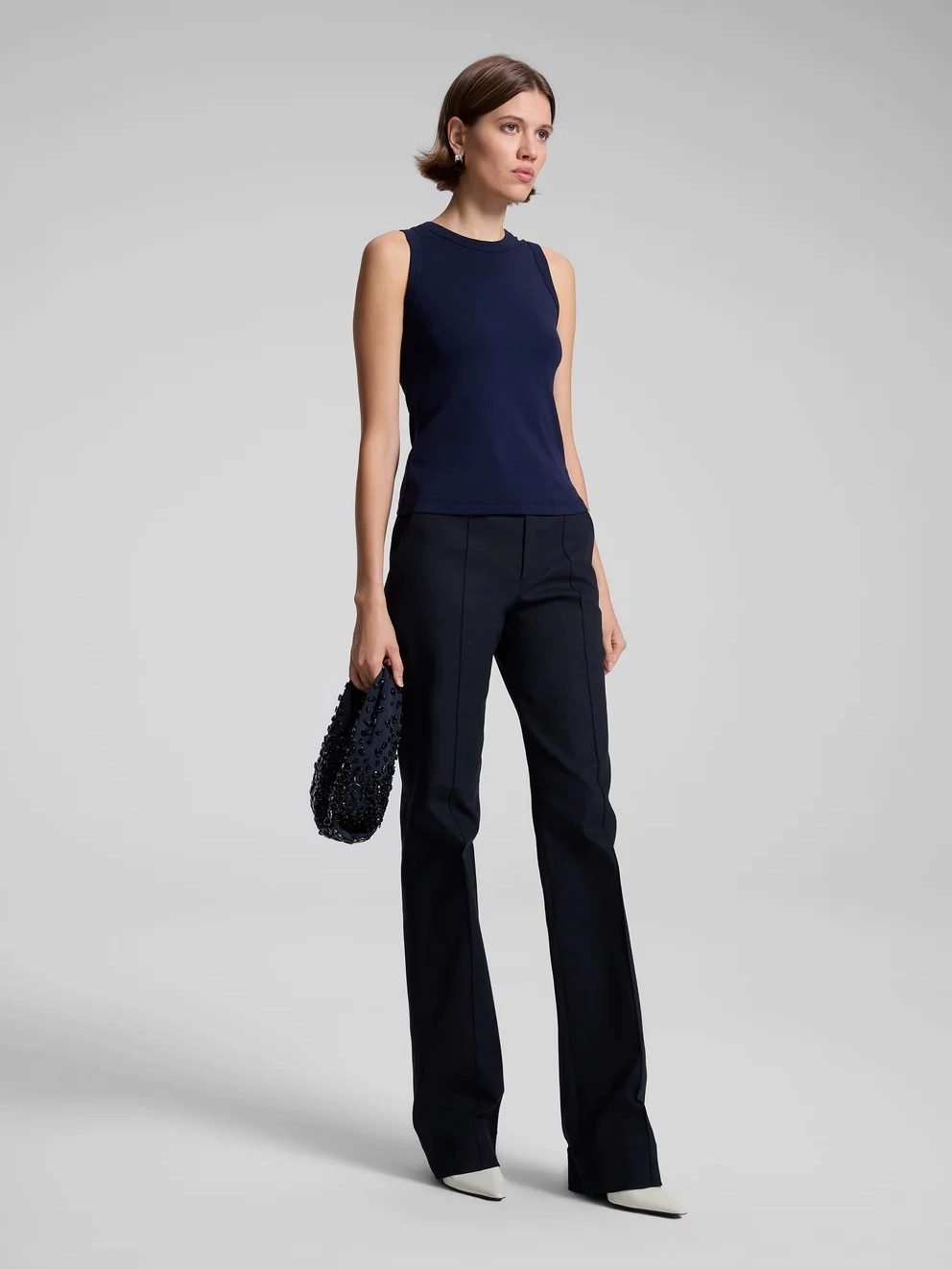 Hadley Tank OversizedSilhouette LightweightLayeredFabric