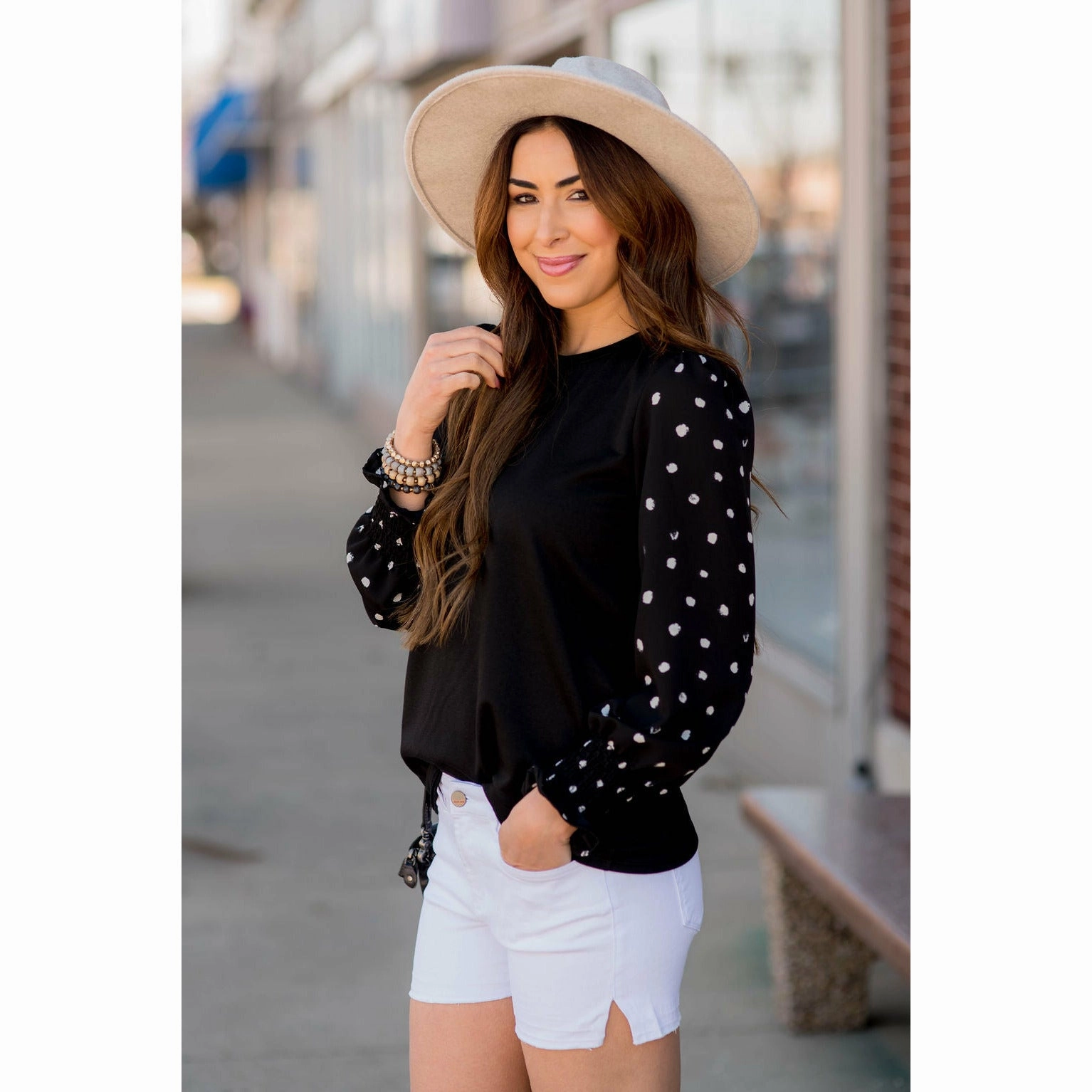 Harper Denim Shorts Street Fashion Parent Style Stretch Holiday Vibes Streetwear Fan