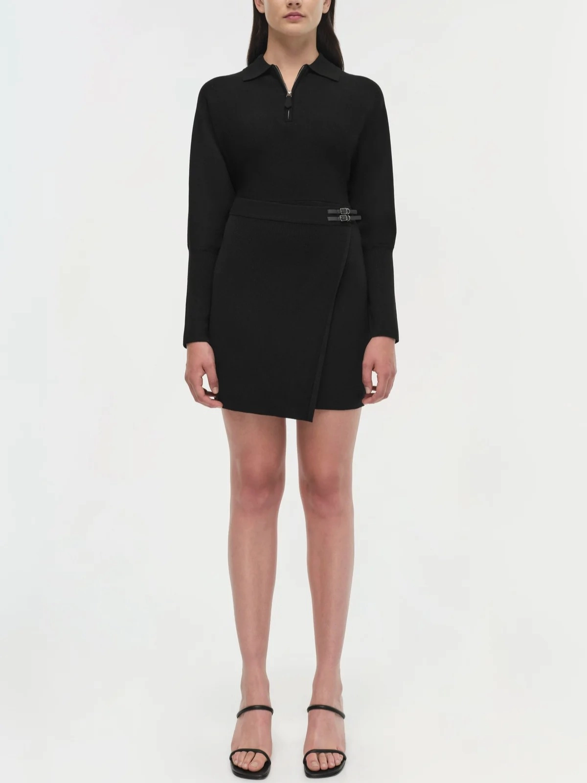 Harvey Mini Dress Satin Touch