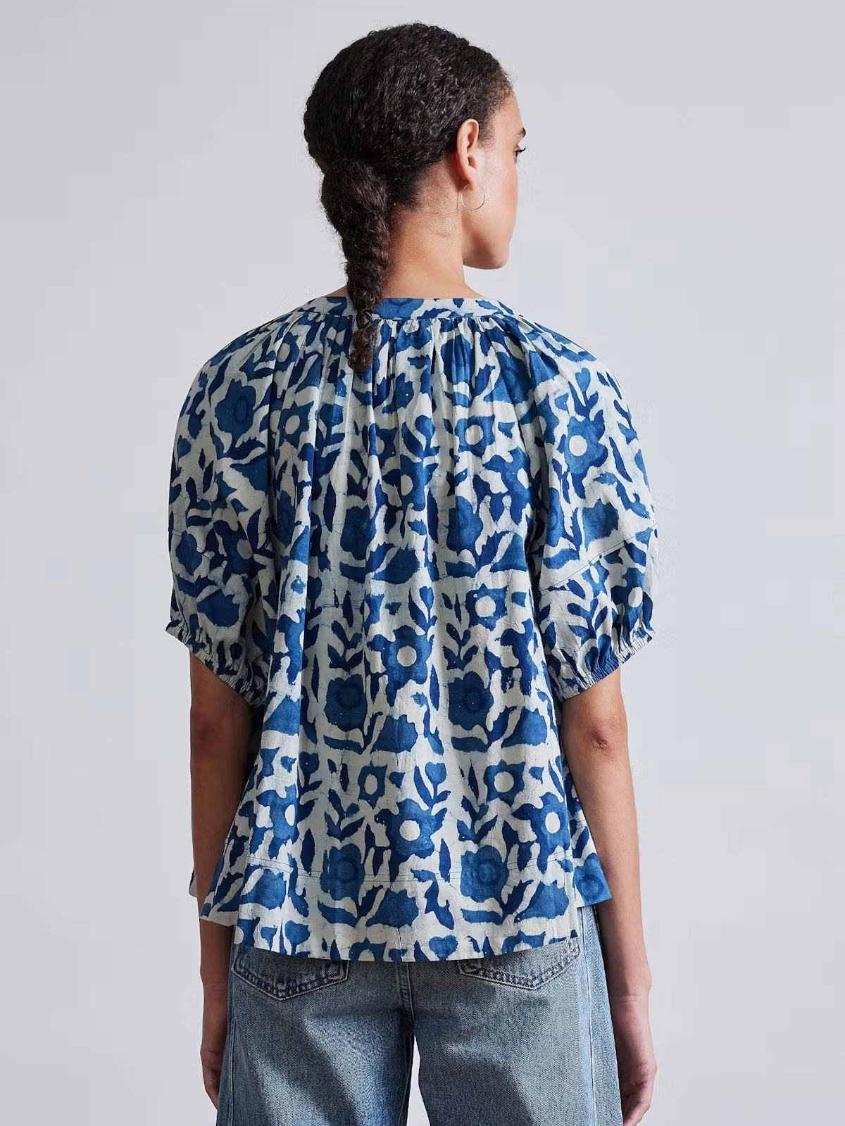 Lumina Popover Ribbed Hemline