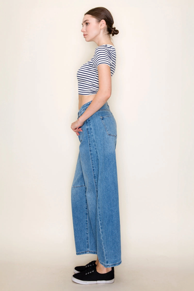 All Around Fit Routine HIGH RISE BAGGY BARREL JEANS Modern Flair