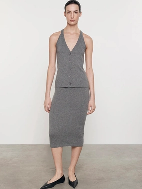 Chic Fit Cashmere Skirt