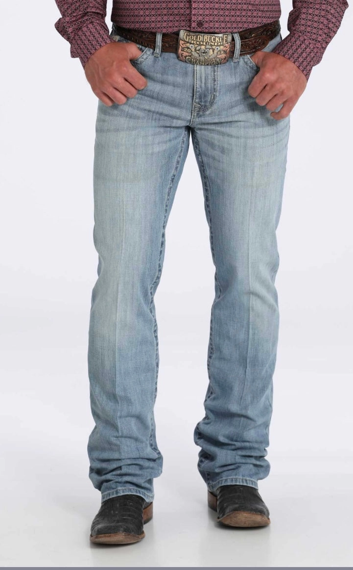 Cool Weather Classic Autumn Days Adult Fashion Cinch Men's Slim Fit Ian Jean-Light Stone