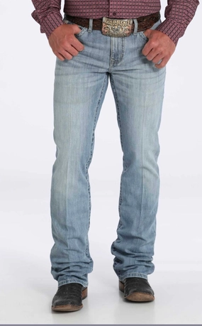 Cool Weather Classic Autumn Days Adult Fashion Cinch Men's Slim Fit Ian Jean-Light Stone