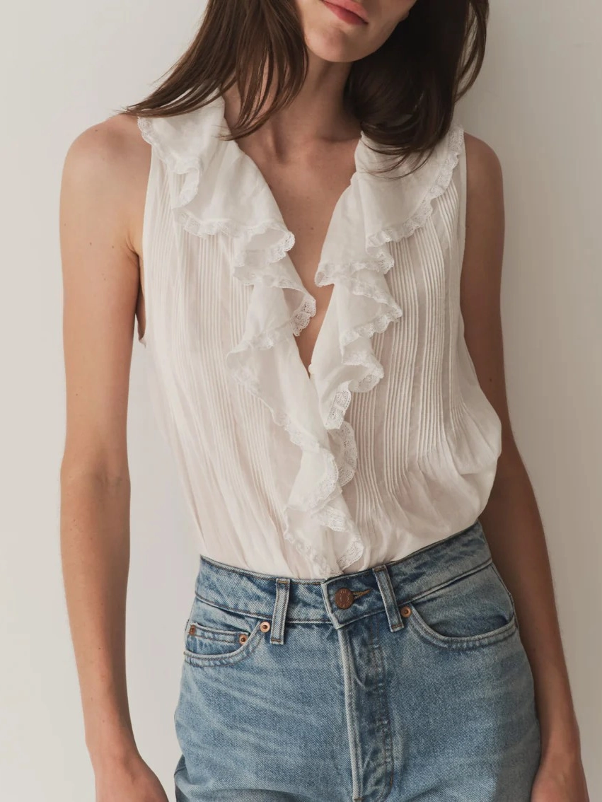 Double Faced Jersey Knit Hilda Top