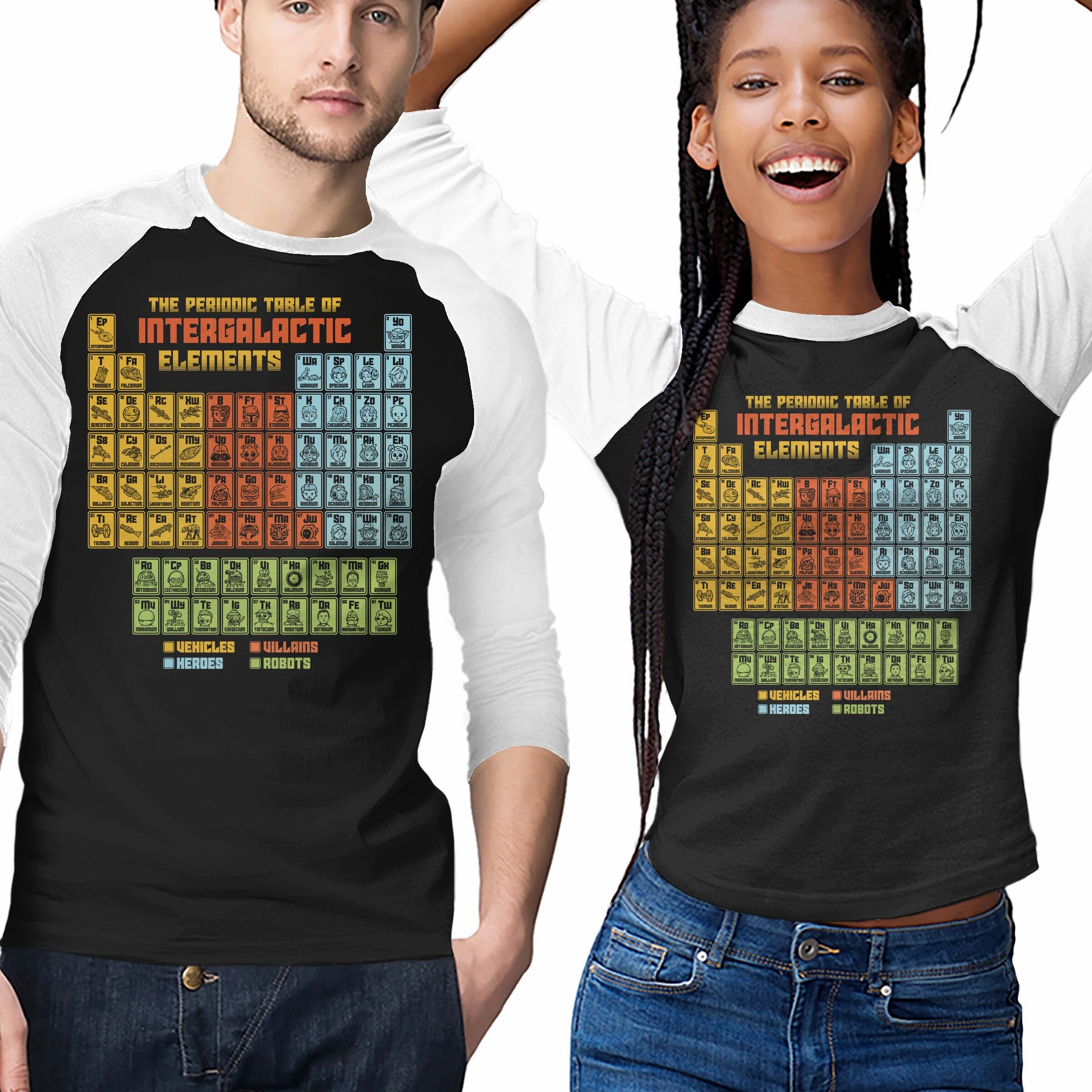 The Periodic Table Of Intergalactic Elements Easy Style Wear