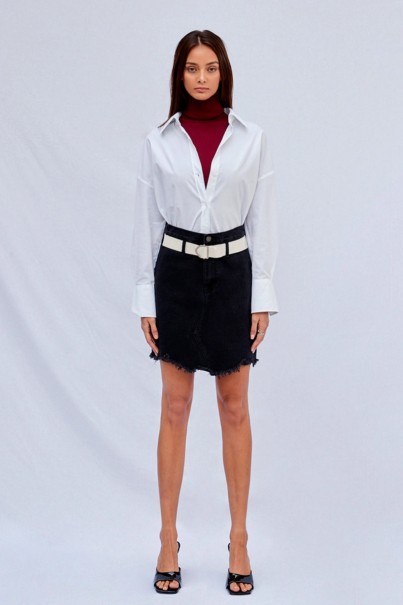 Timeless Wear natural fiber Hold Me Tight Mini Skirt