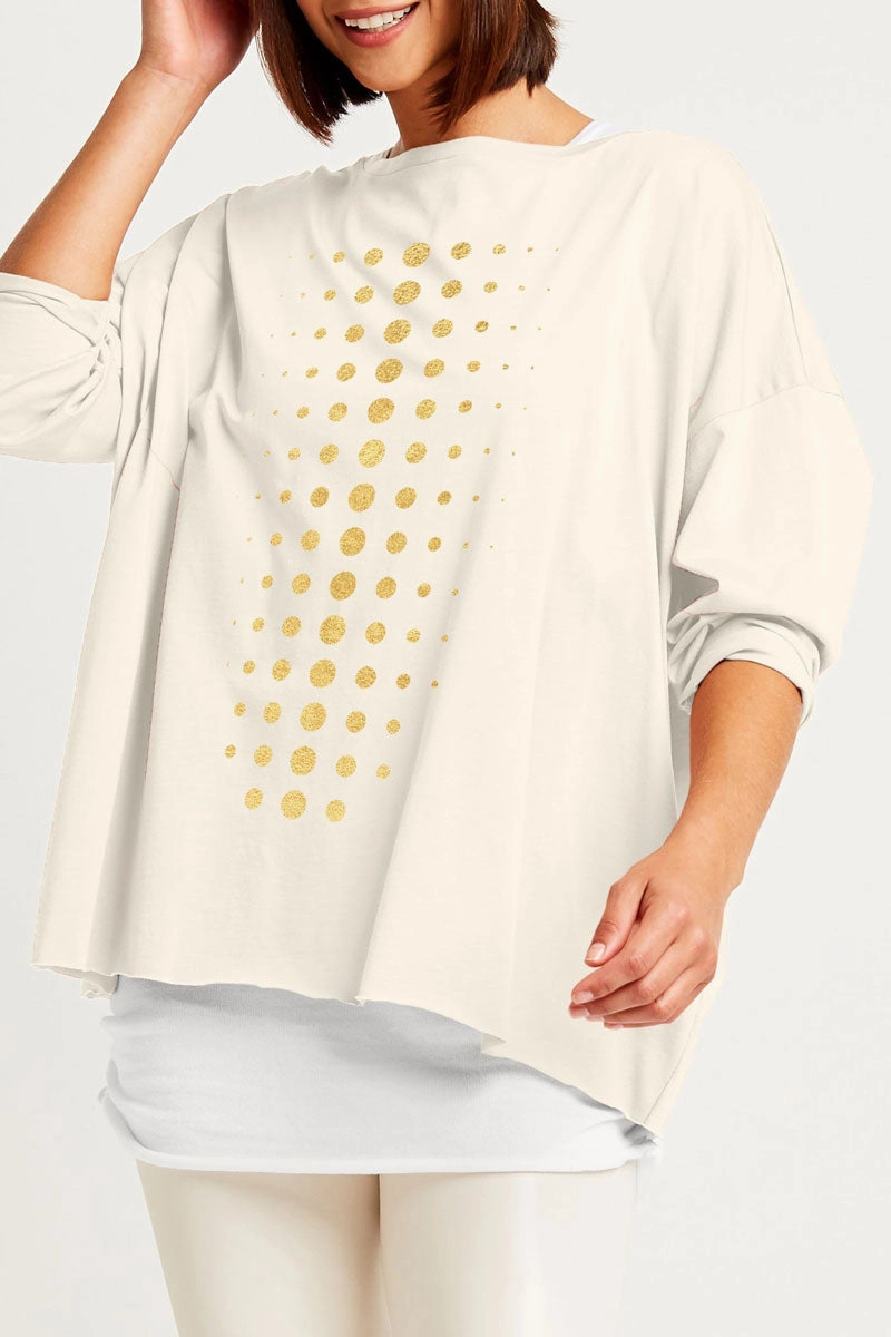 Everyday Flex Planet Metallic Dot Boxy T