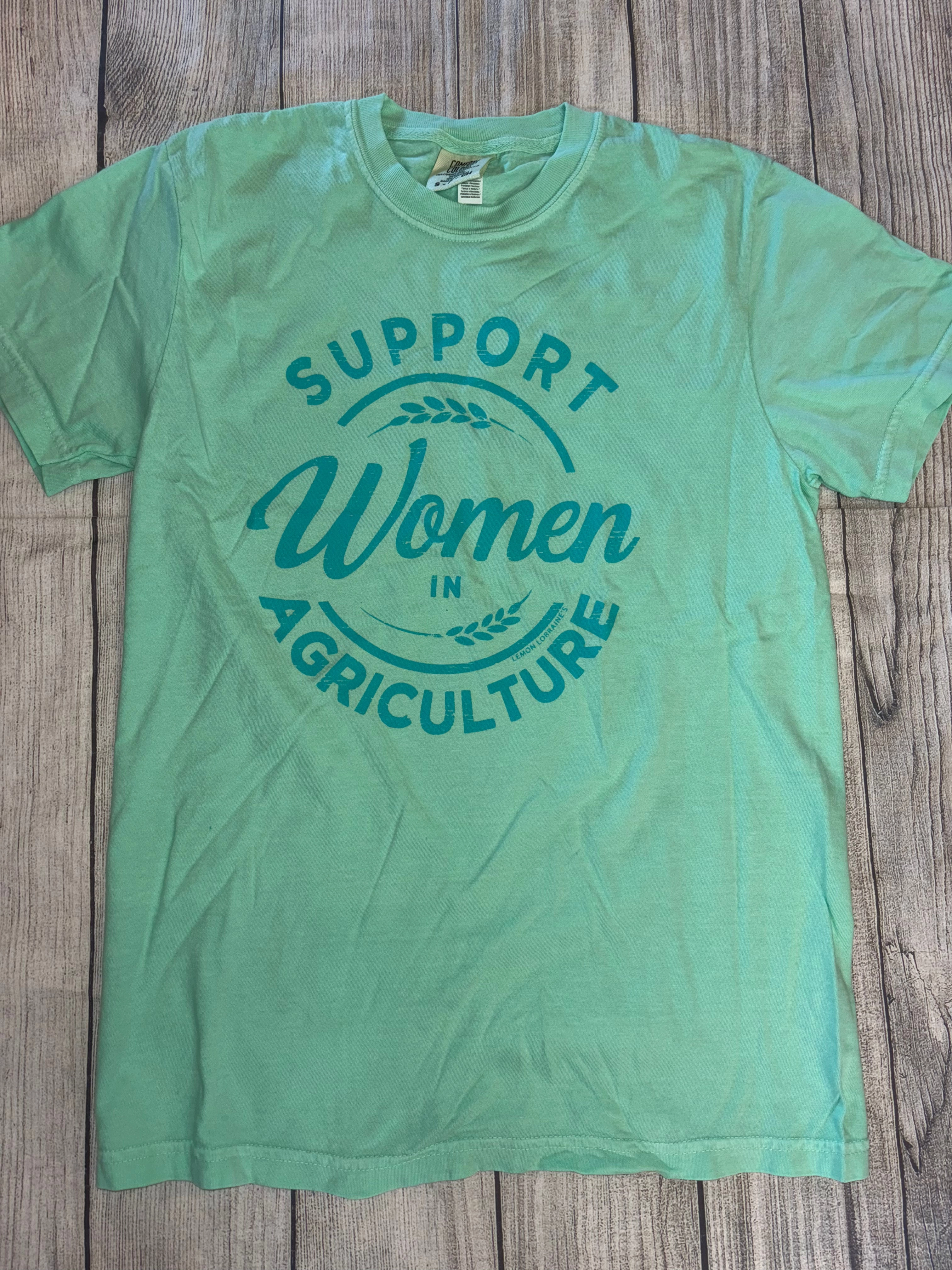 Support Women in Agriculture Tee-Teal Easter