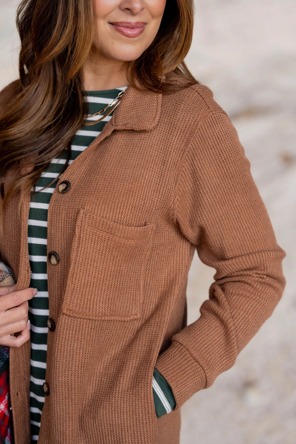 Thermal Side Slit Shacket Snap Closure System Snap Closures