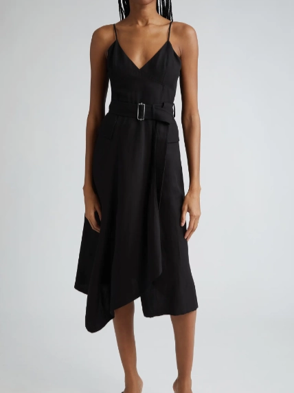 Jacquelyn Belted Dress Comfy Shape Effortless Piece
