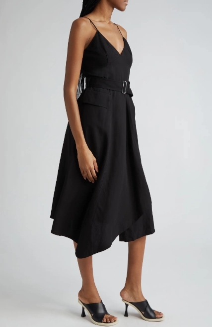 Jacquelyn Belted Dress Soft Shape Natural Form