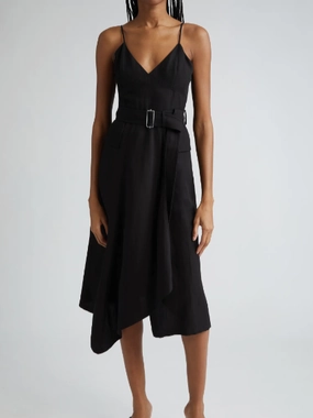 Jacquelyn Belted Dress Comfy Shape Effortless Piece