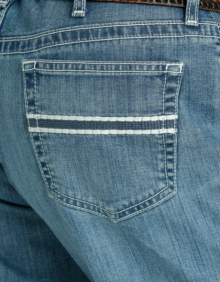 Cinch Men??s White Label Jeans-Medium Stone School Fit