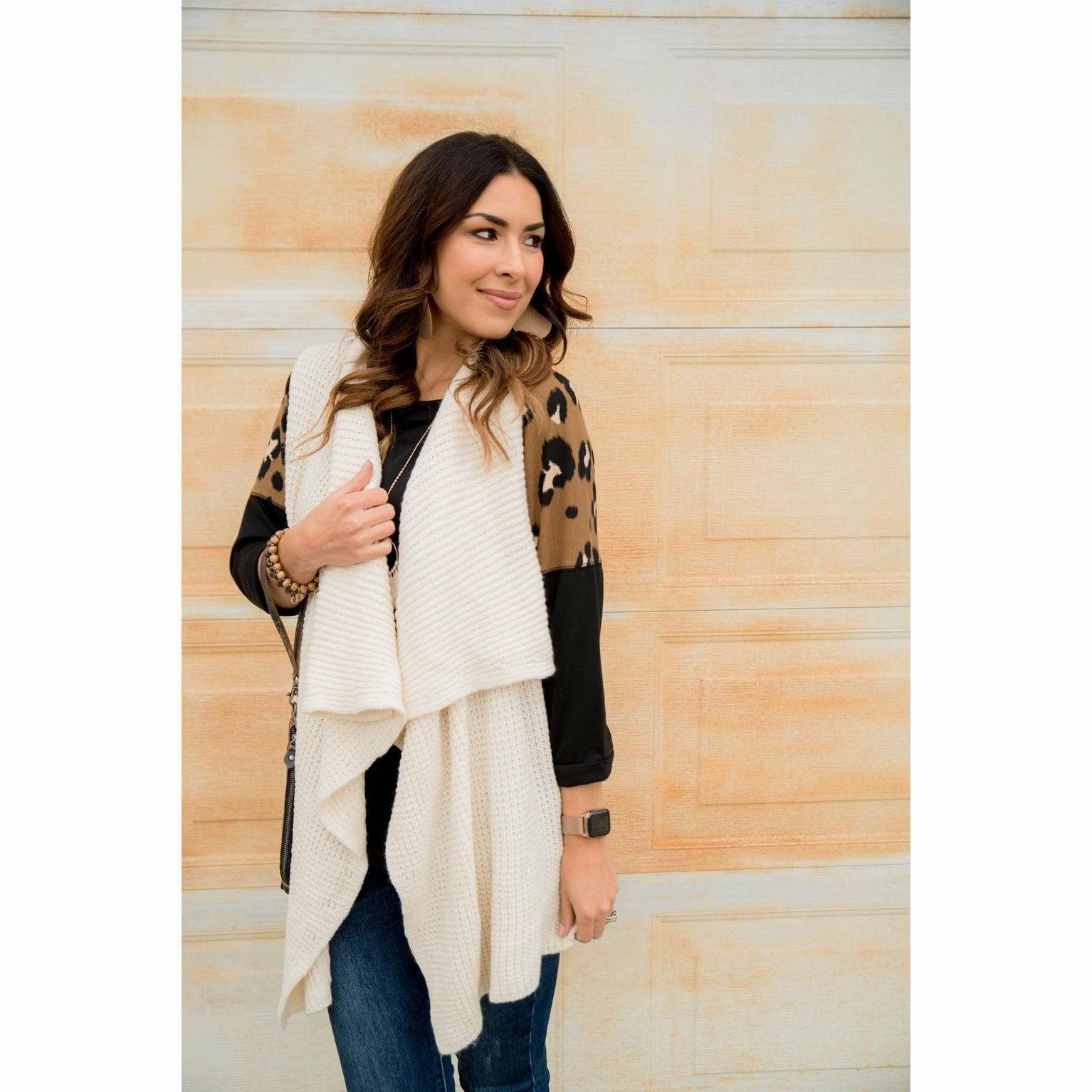 Everyday Layers Anti Pill Surface Knitted Kimono Vest