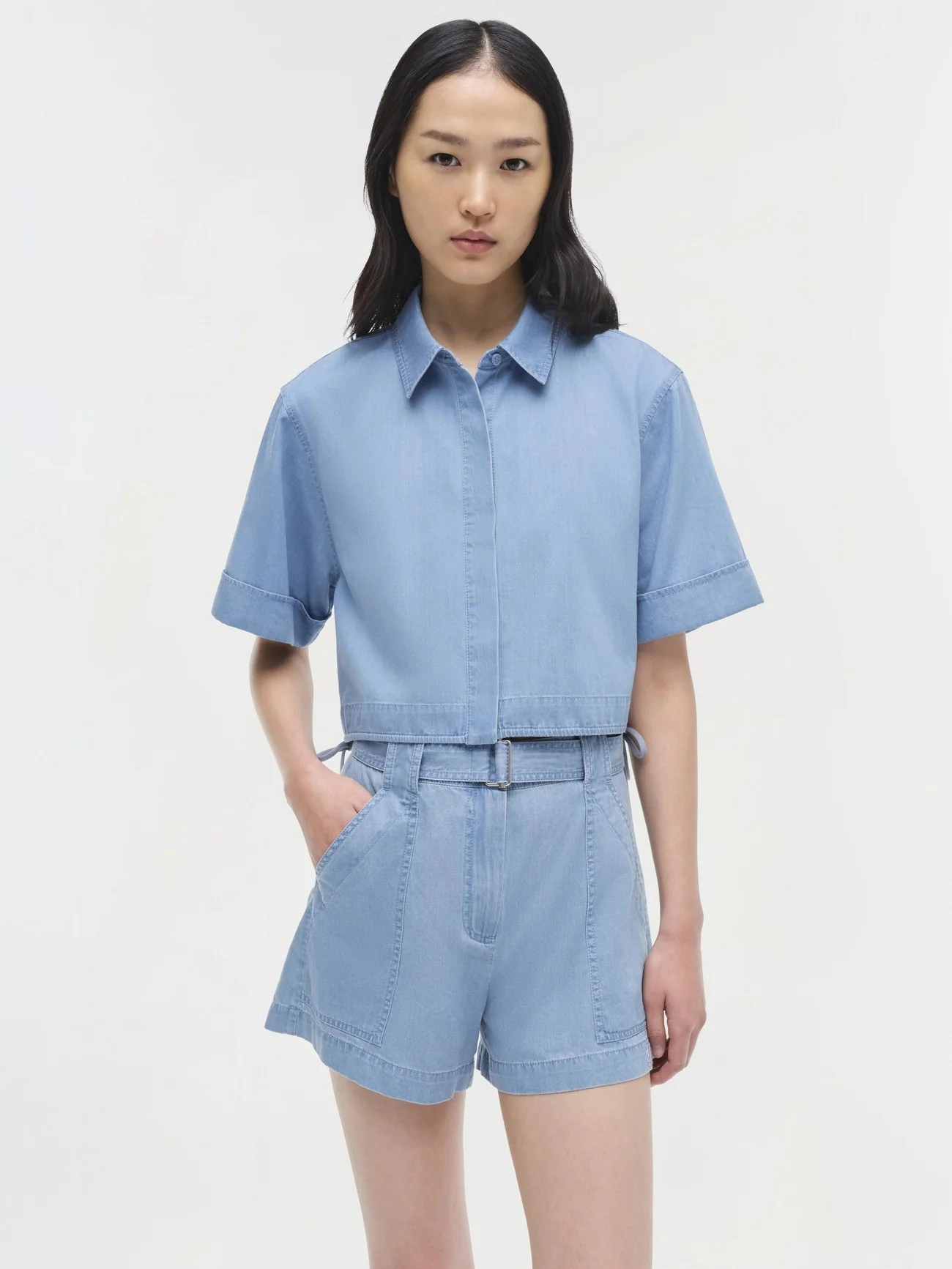 Lourie Cotton Short Contemporary Mood beaded embellishment