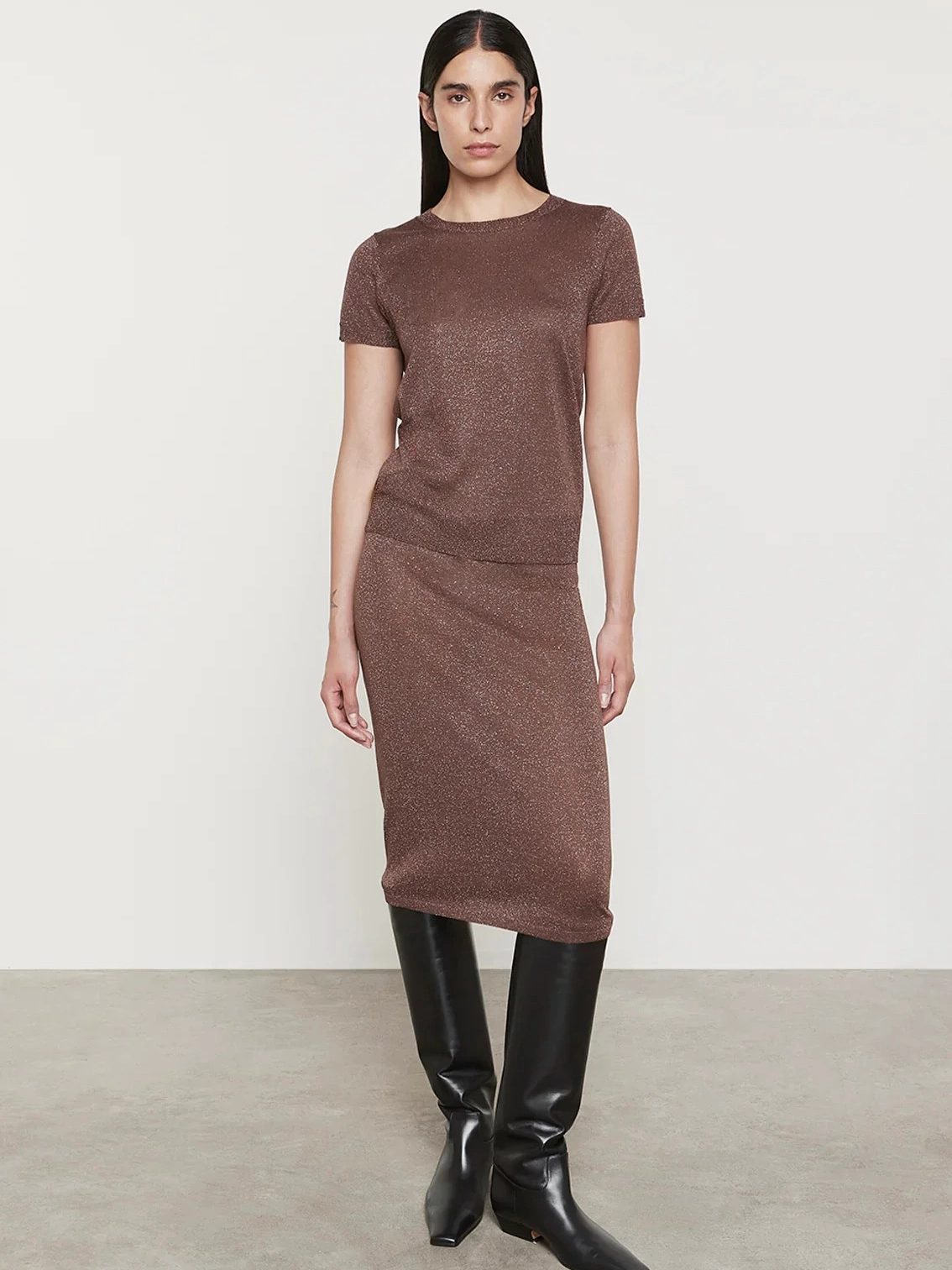 Lam?? Skirt Biodegradable Fabric Erasable Crease