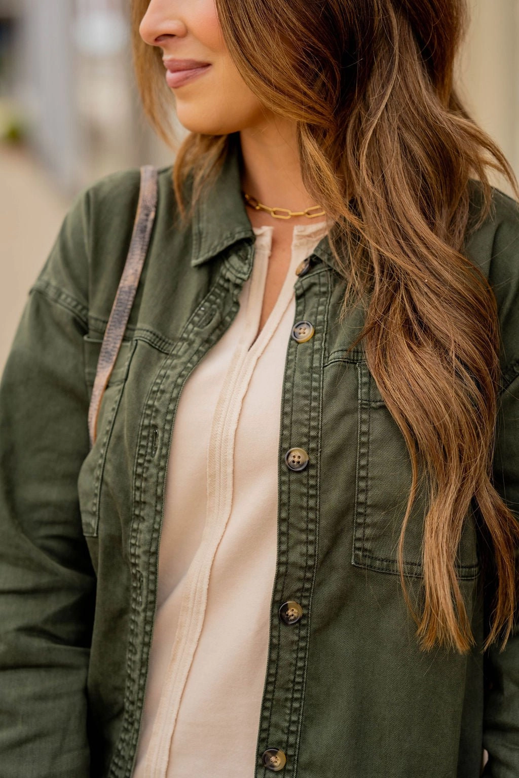 RibbedTrims Large Pocket Utility Jacket