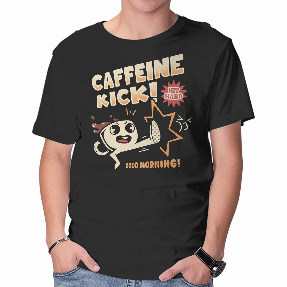 Caffeine Kick Preppy Versatile and Comfortable