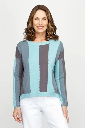 Sleek Look Lightweight Style Planet Ric Rac Sweater