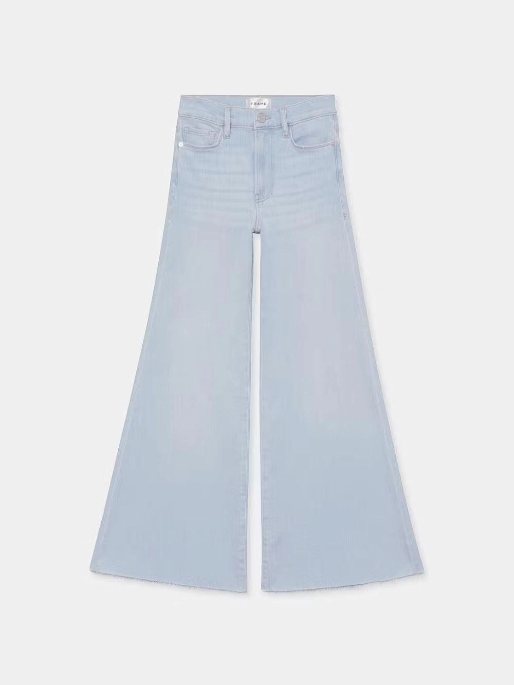 Le Palazzo Crop Bartack Stitching Unisex Outfit