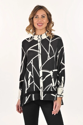 Lemon Grass Stand Collar Eyelet Trim Blouse High-Quality Fabric Seasonal Collection