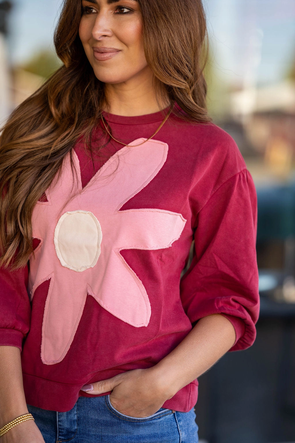 Petal Pop Sweater Ultimate Layer Comfy Wearable