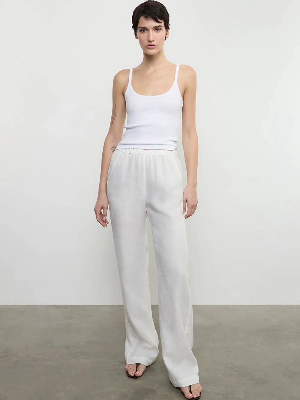 Stretch Support Fit Perfectly Relaxed Linen Everywhere Pant