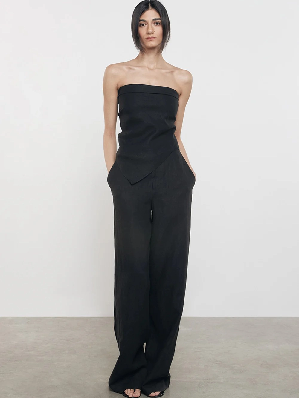 Linen Trouser OrganicCotton Functional Waist