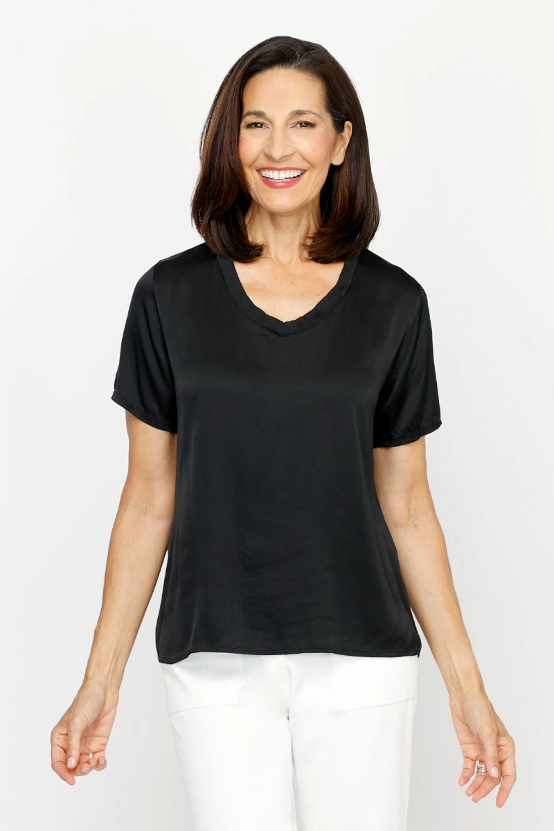 Lolo Luxe Washable Silk Tee UltraLightweight