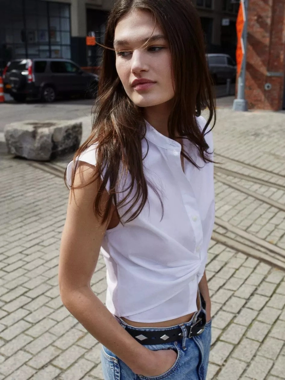 Louisa Cotton Poplin Shirt MultiDirectionalStretch