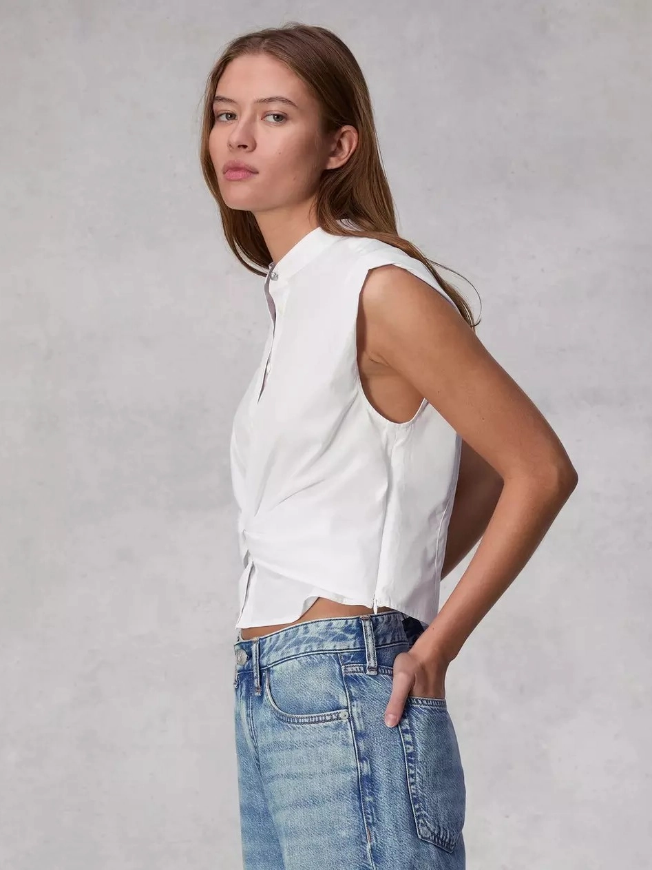 SecurePockets Louisa Cotton Poplin Shirt