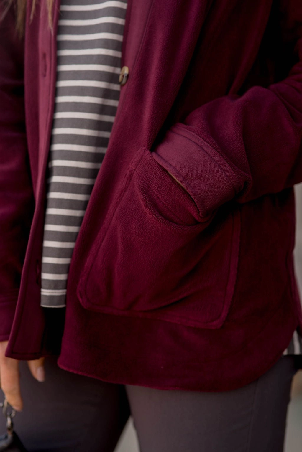 Ergonomic Articulation So Soft Plush Shacket