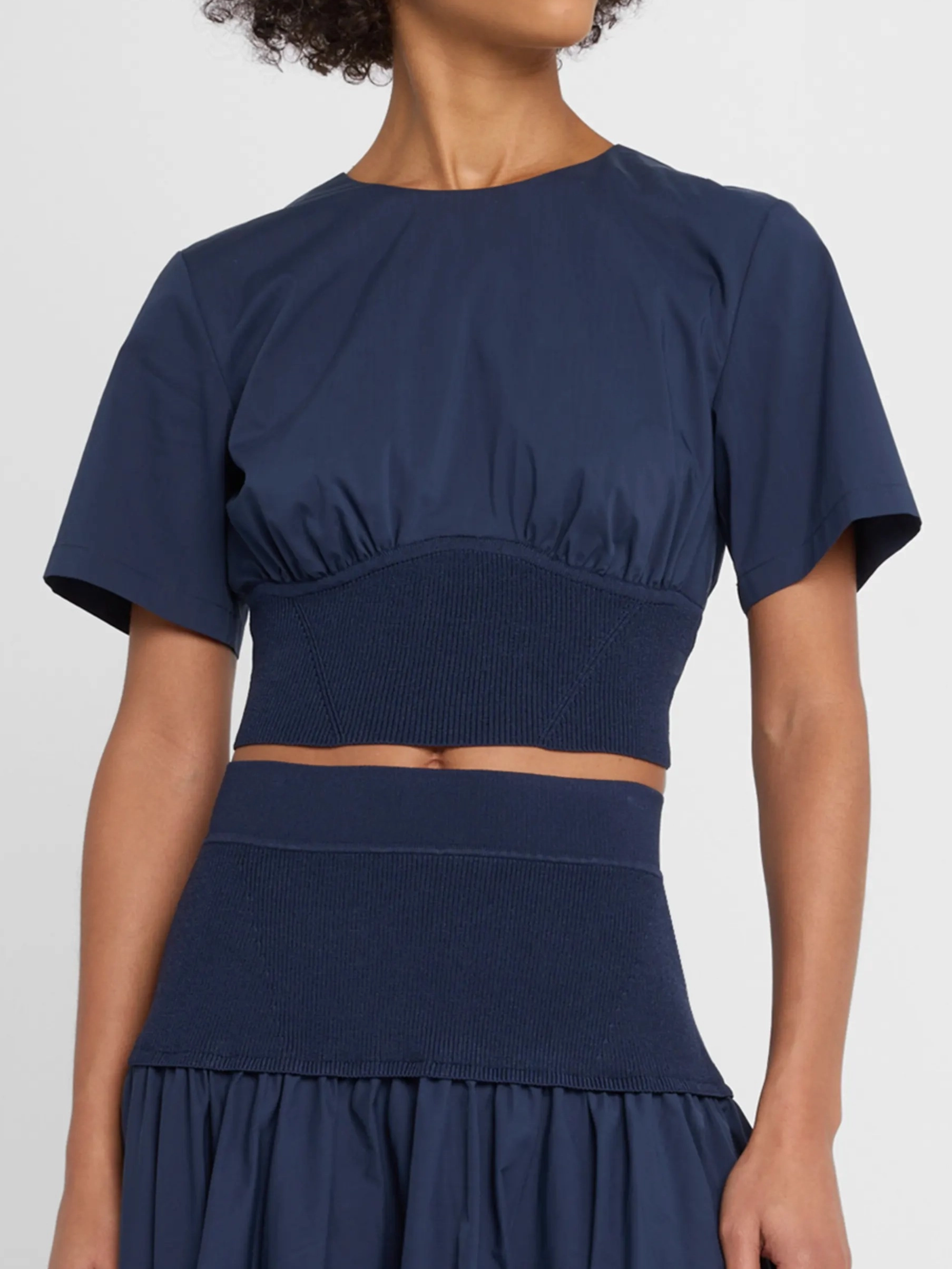 Curved Hem Design Classic Tank Adair Top