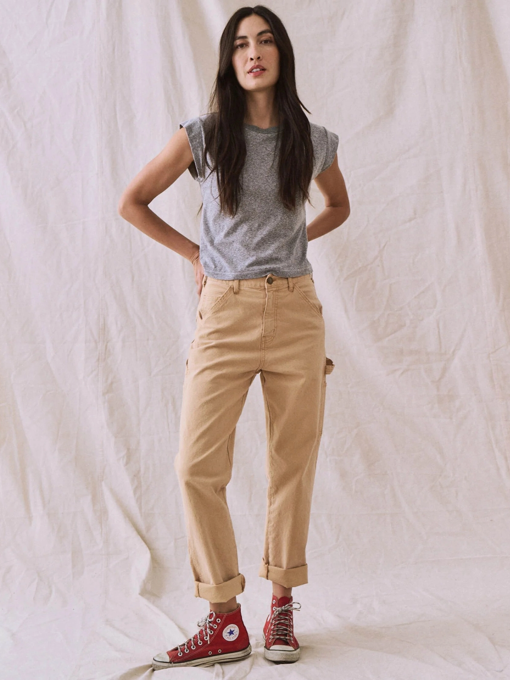 Quick-Dry Fabric Trendy Shirt The Peak Shoulder Tee