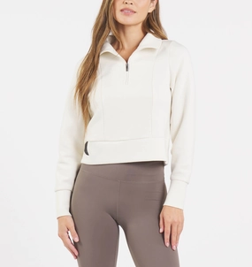 LuxBreak Half-Zip Pullover product office appropriateness Urban Relaxed