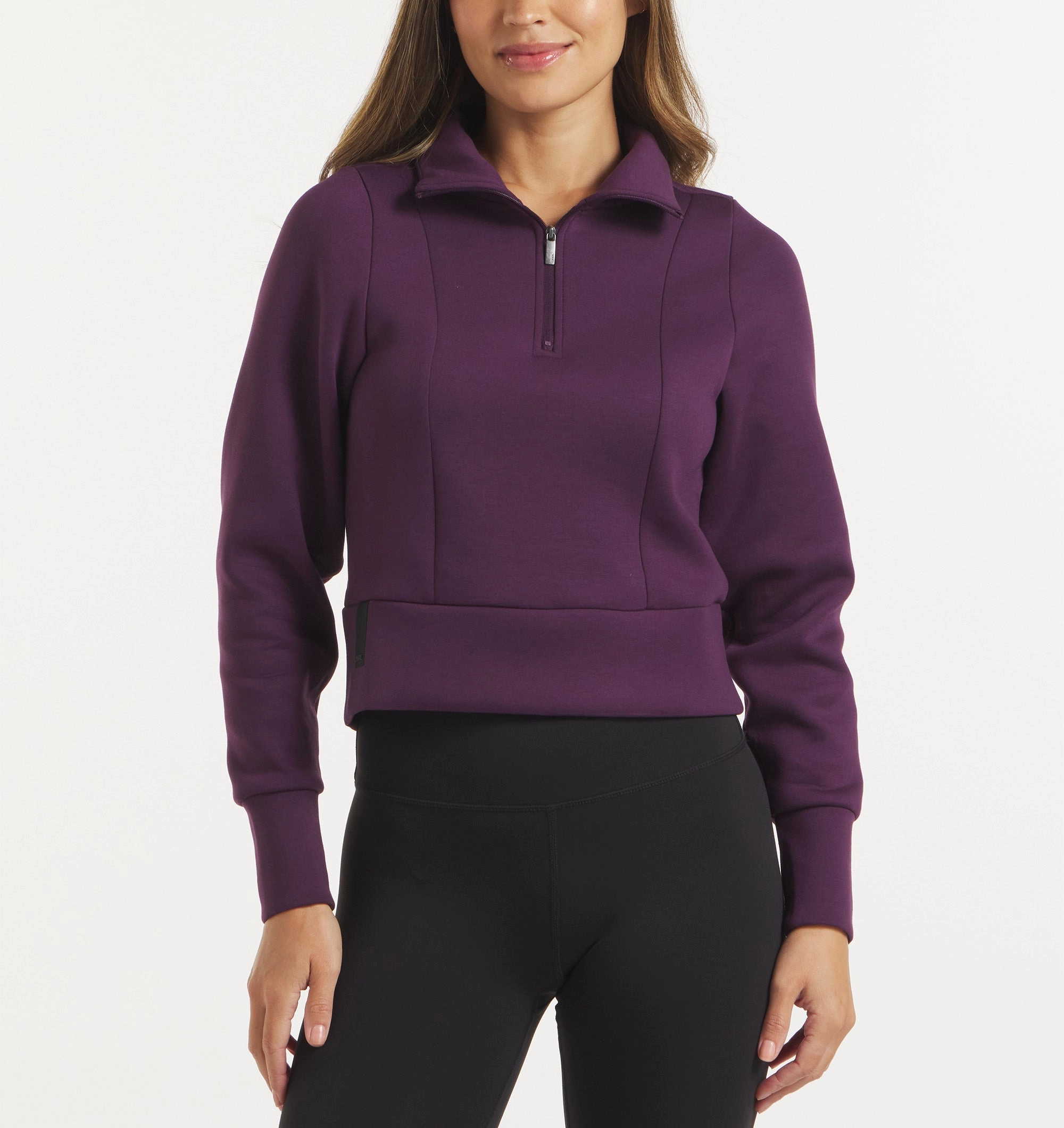 LuxBreak Half-Zip Pullover chain accents product running suitable speed