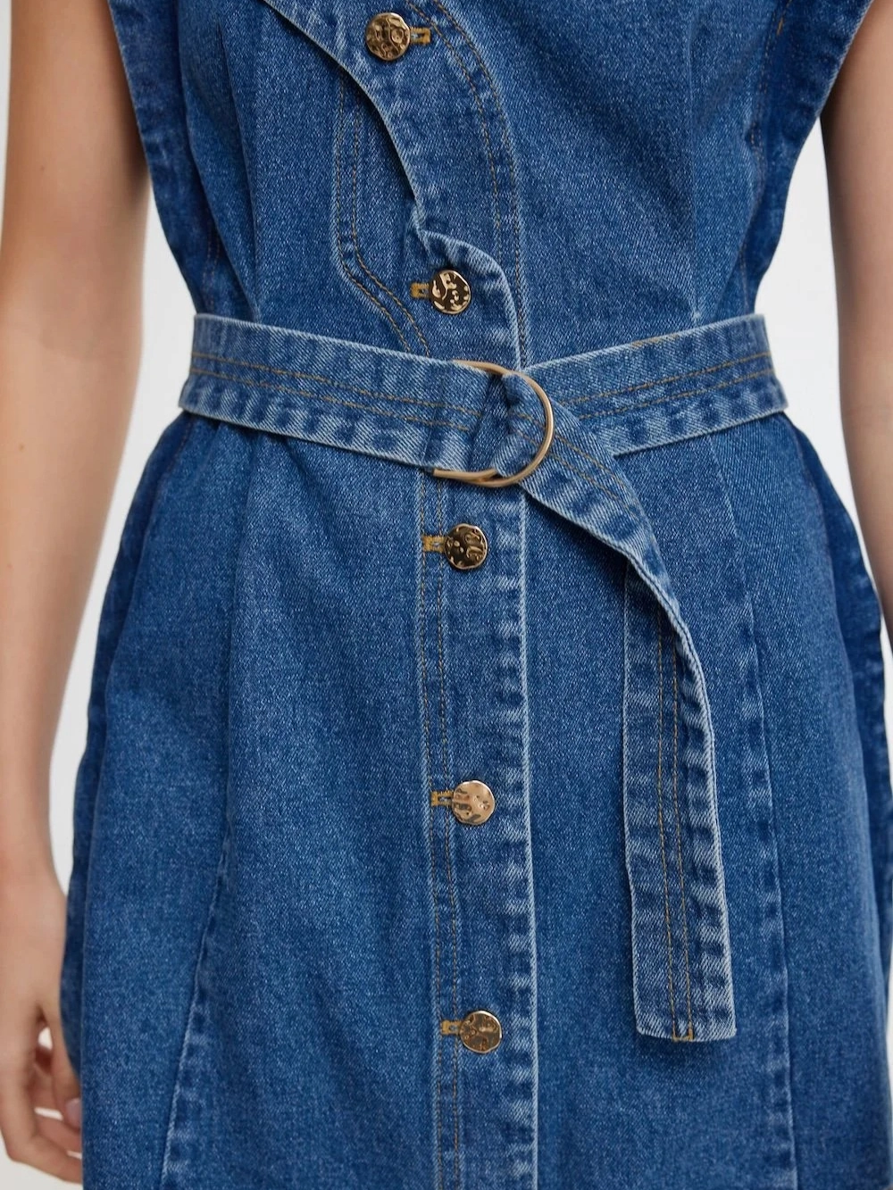 Mesh-Detail Weekend Chic Glenfern Mini Dress