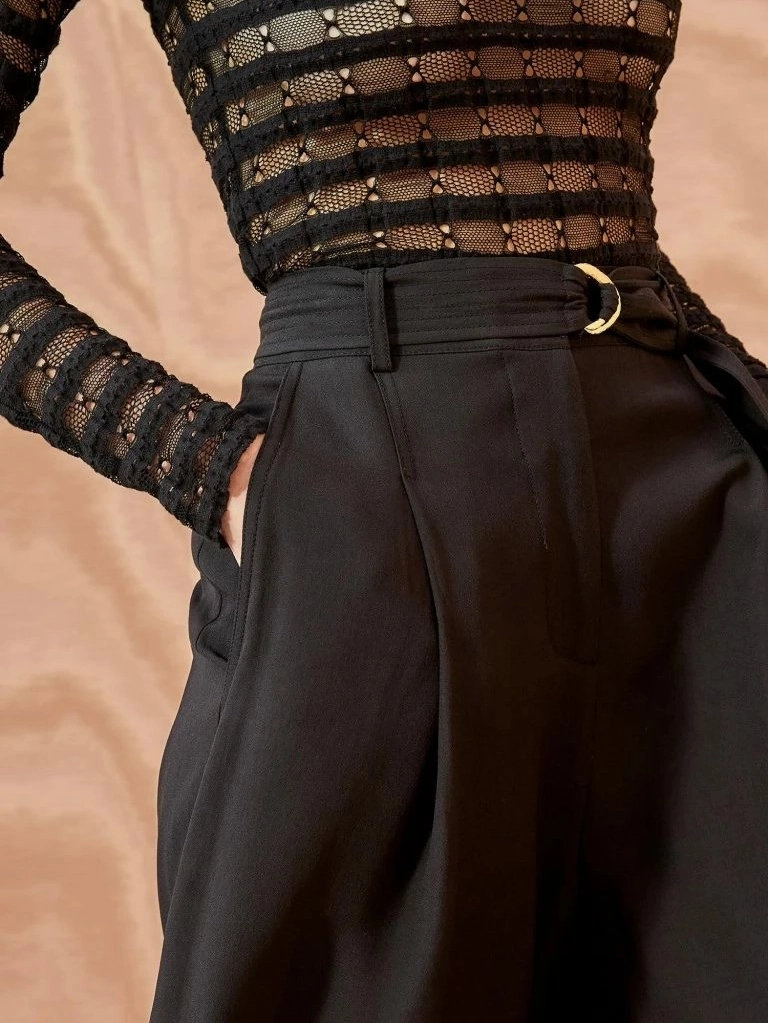 Double Needle Stitching Lydia Pant