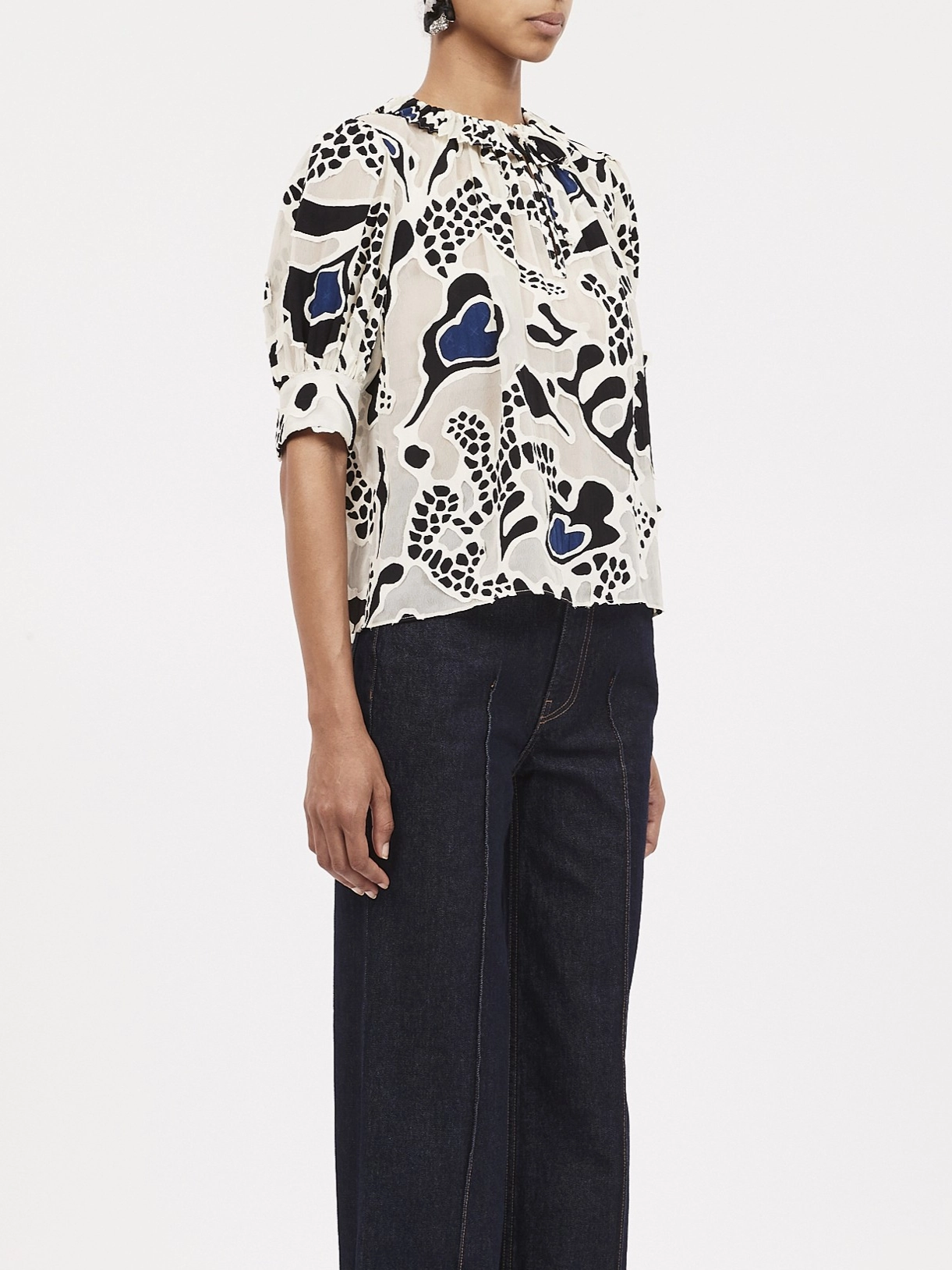 Marcella Top Curved Hem Design