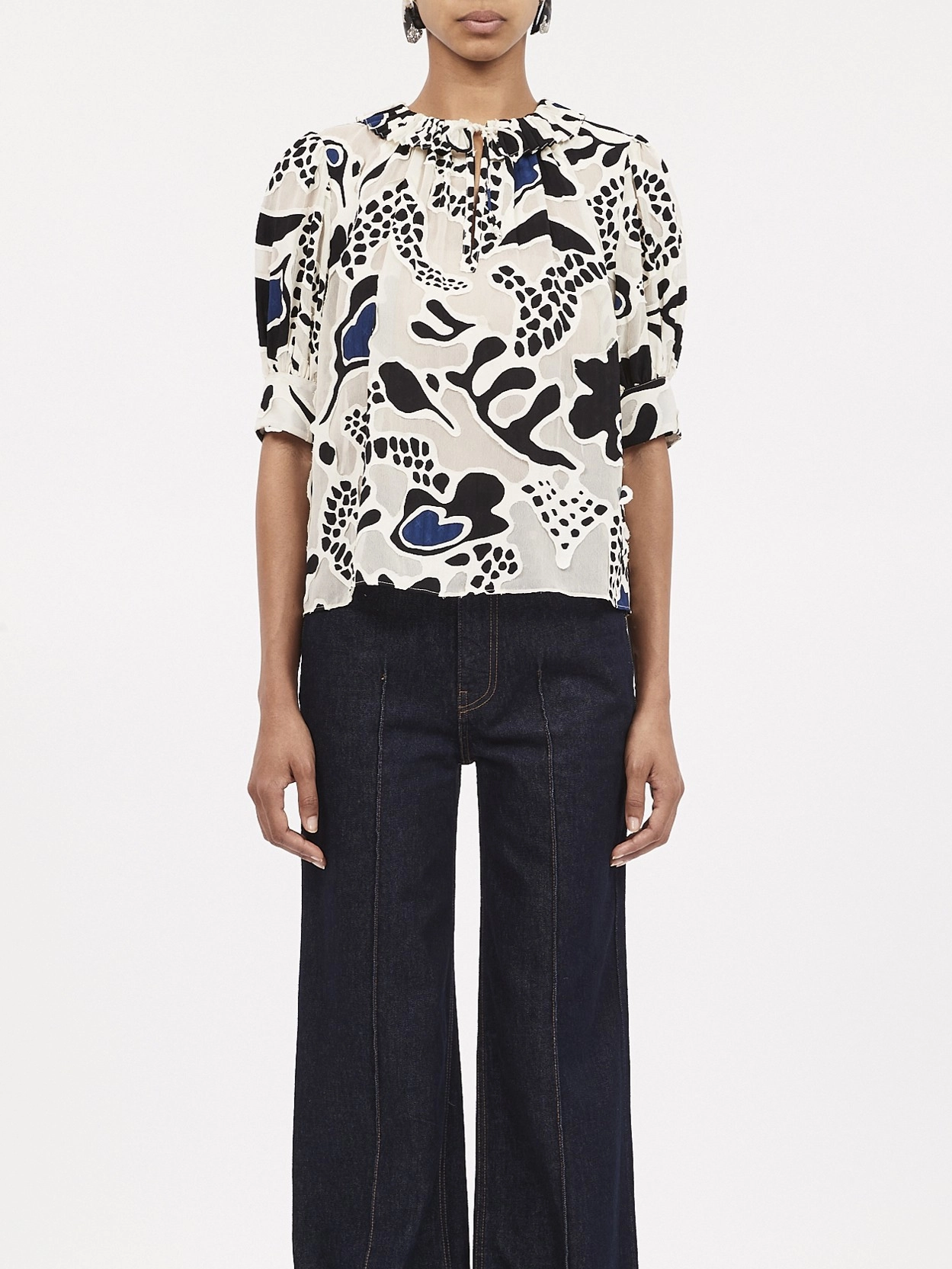 RibbedTexture ReinforcedHems Marcella Top