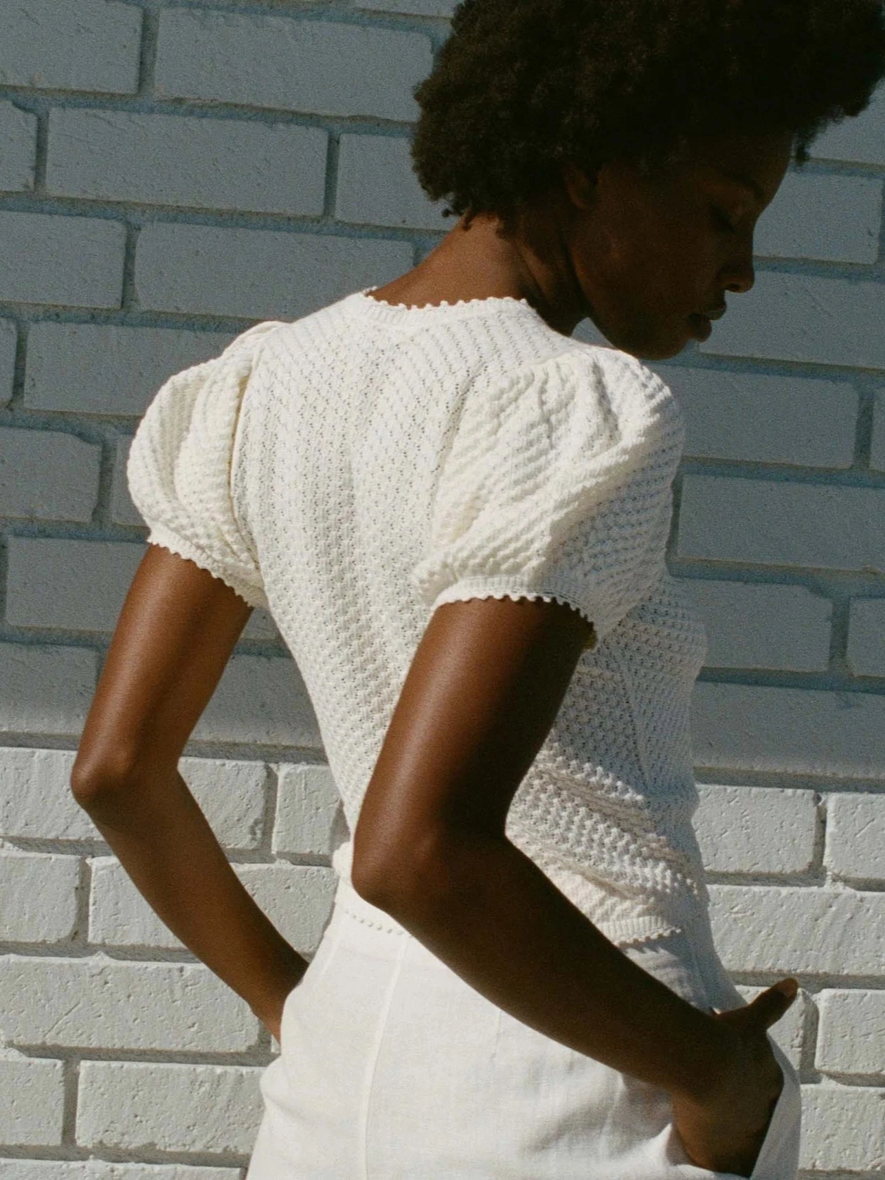 Stretch Knit Fabric Carena Top