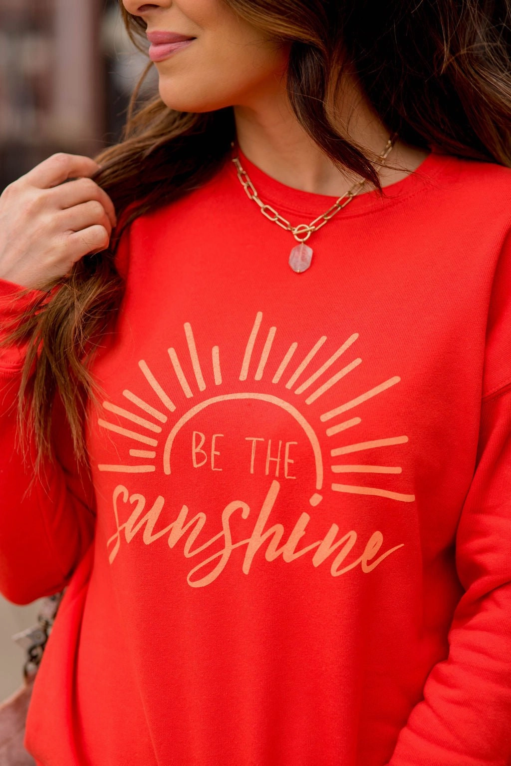 Blend Be The Sunshine Graphic Crewneck