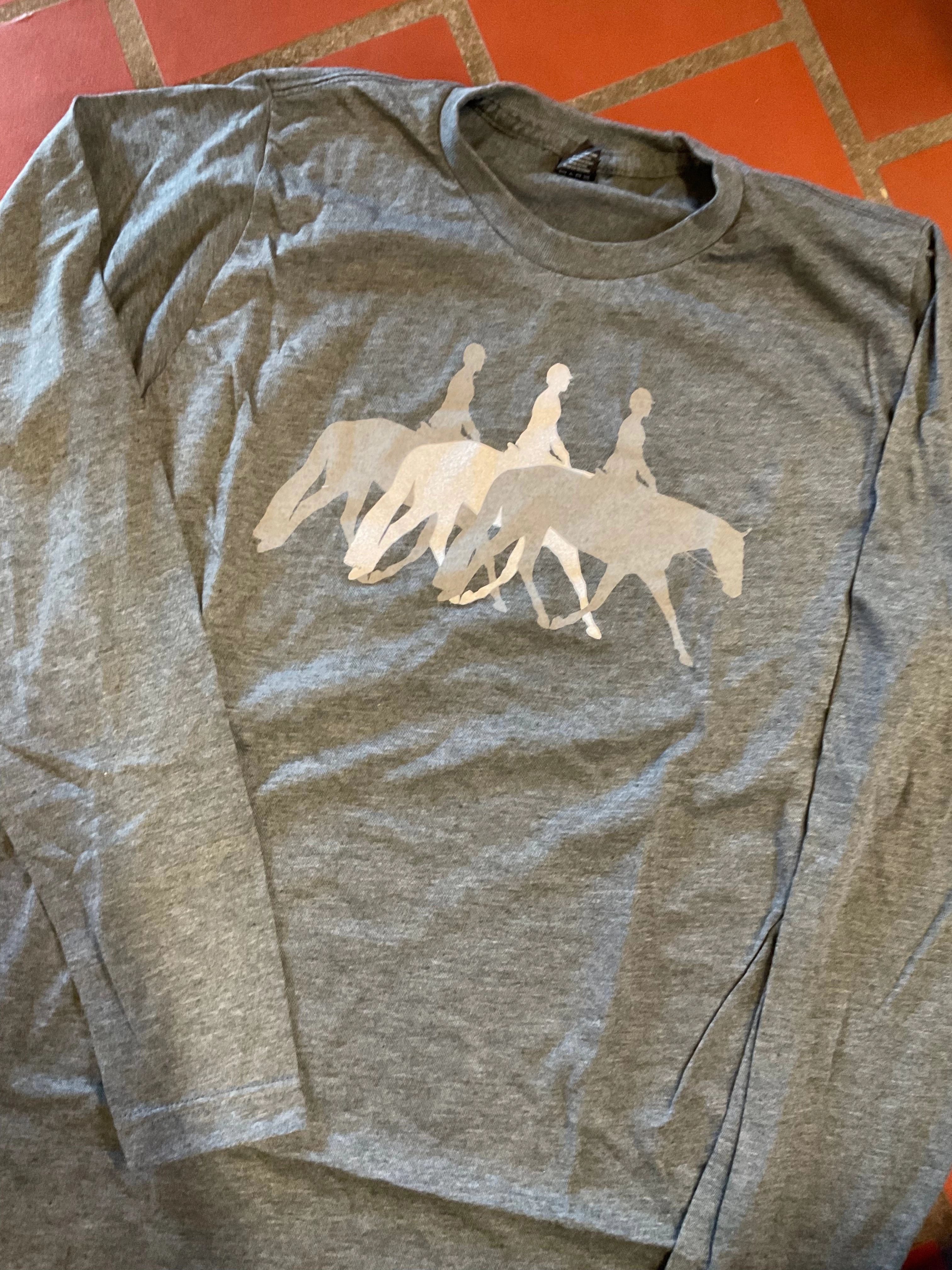 Quality Layer Three Pleasure Horse Long Sleeve Tee