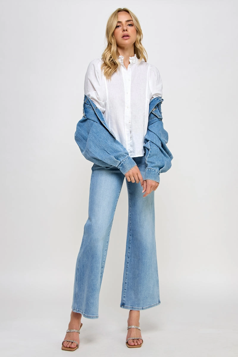 Clean Finish Nature Lover Outdoor Adventure Autumn Days Move Ready MID RISE RELAXED JEANS