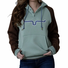 Active Movement Performance Layers Kimes Ranch Women's Matcha & Brown Amigo Hoodie