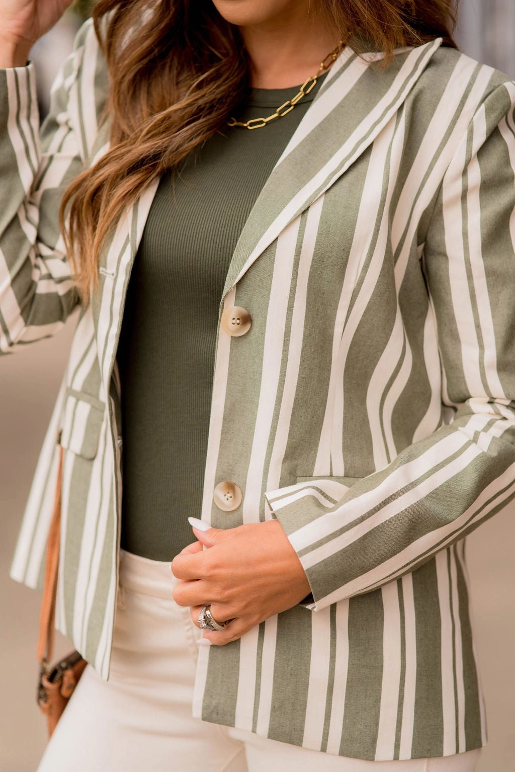 Muted Stripes Blazer HeatReflectiveLining